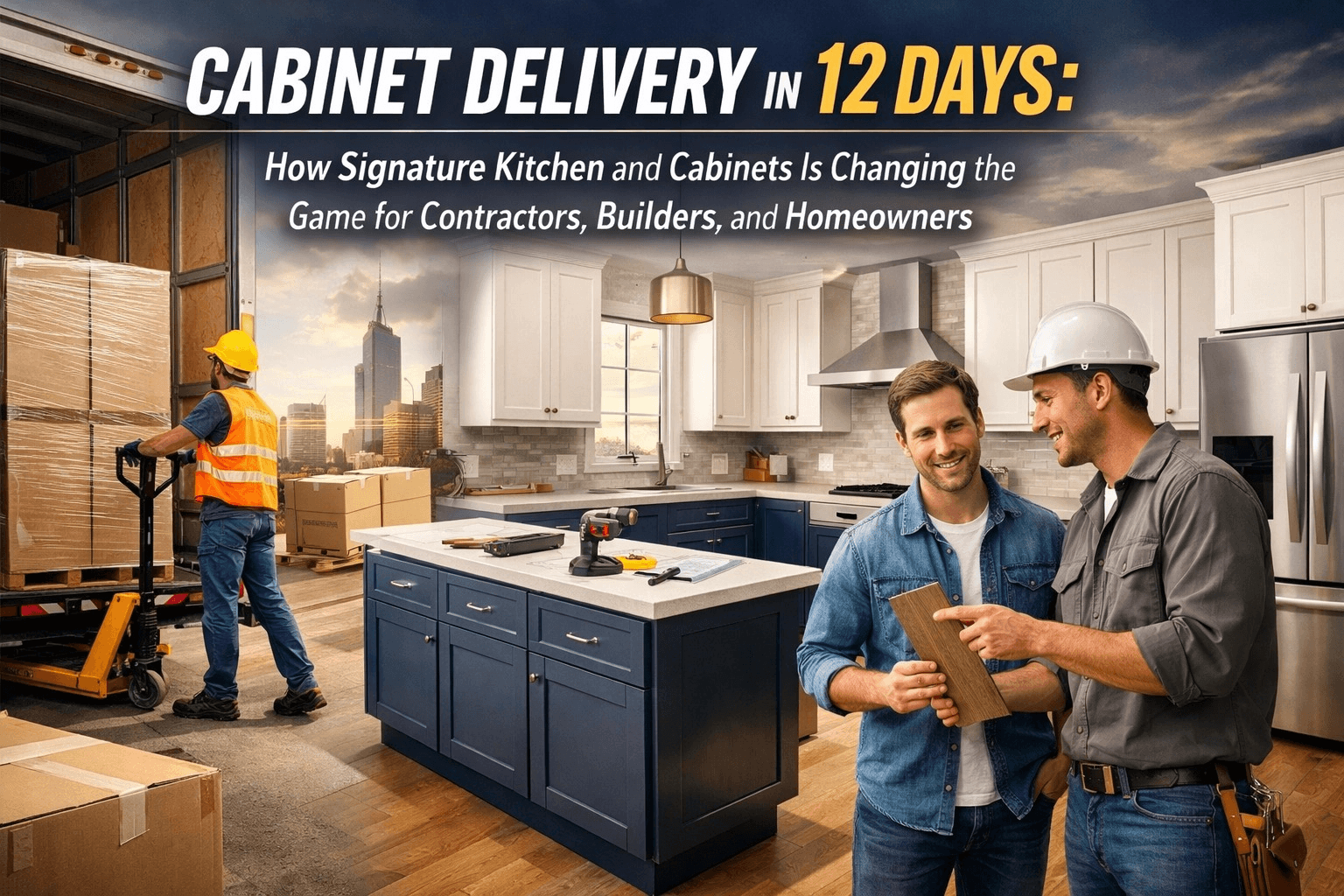 Cabinet Delivery in 12 Days