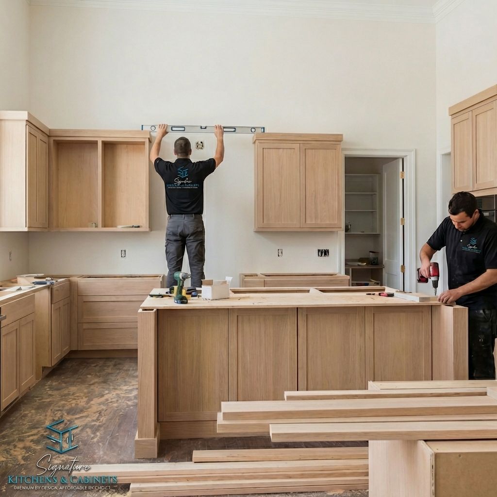 Signature all-plywood kitchen cabinets standard